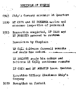 Change of Command back page
